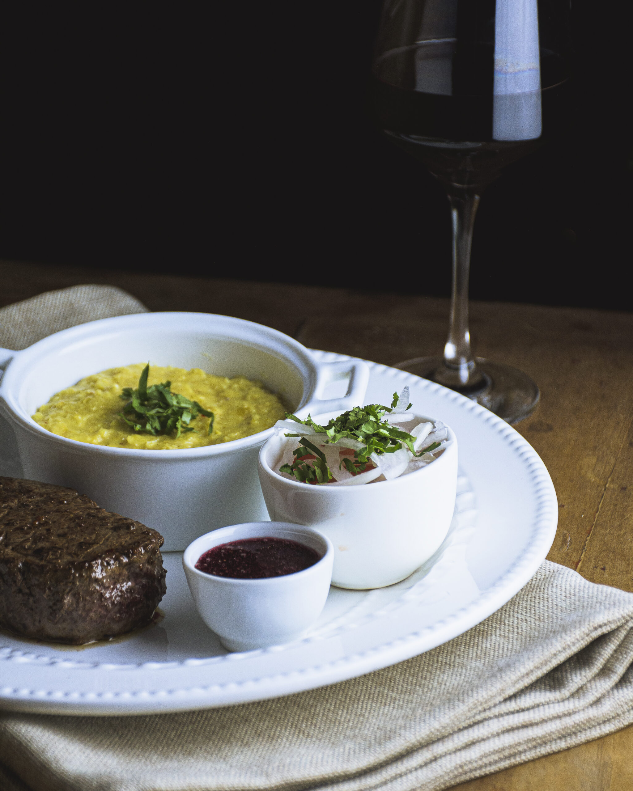 FILETE DE VACUN CON PASTELERA