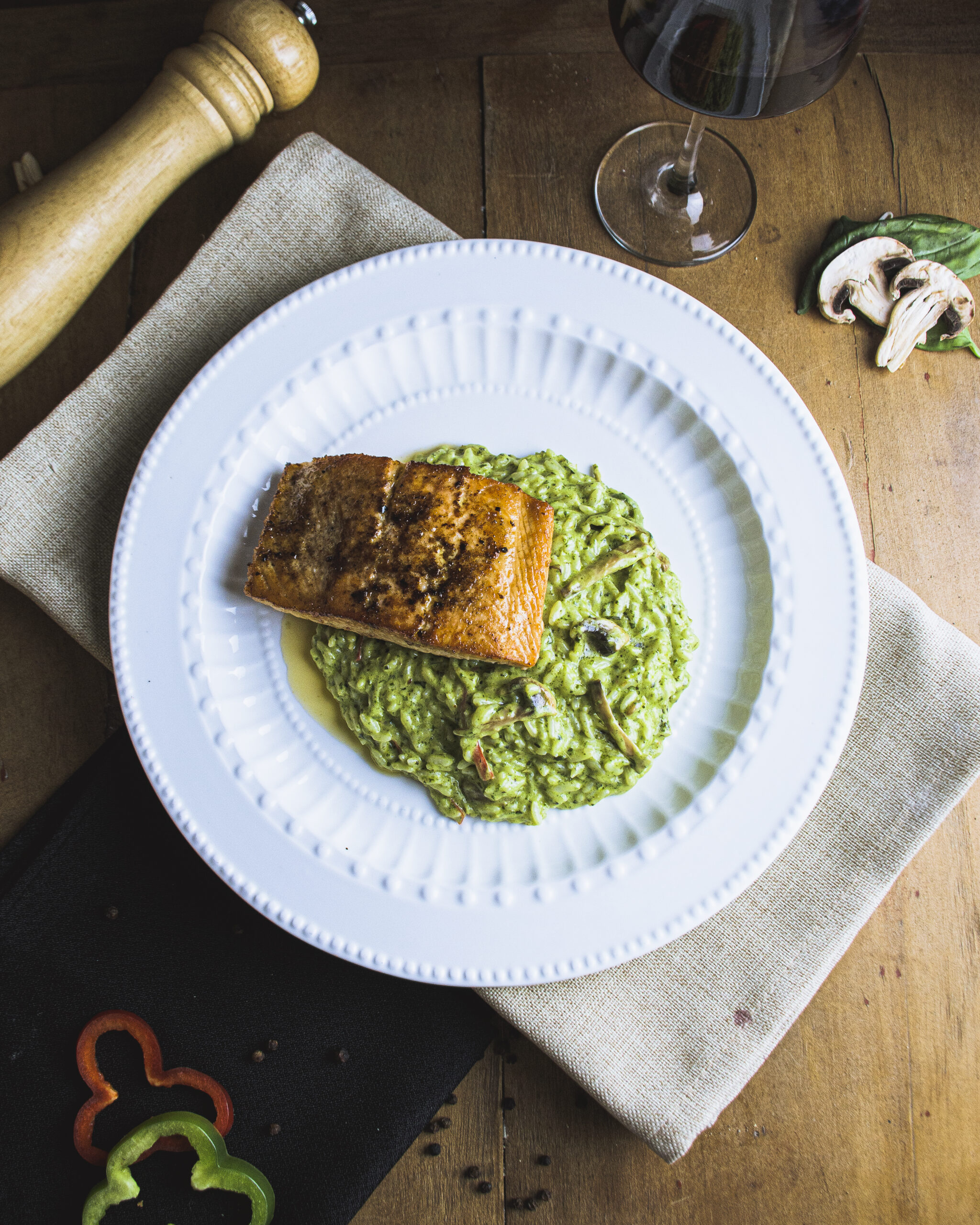 SALMON CON ARROZ CALDOSO