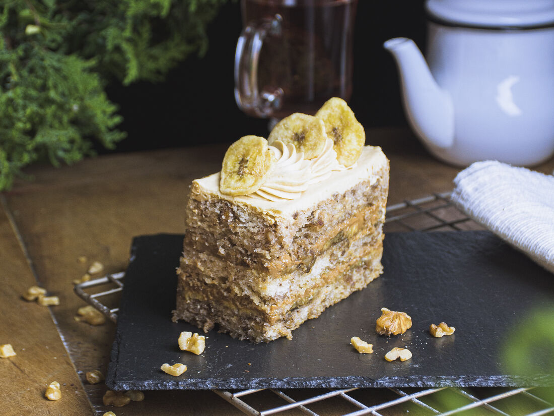 Torta de Plátano Nuez